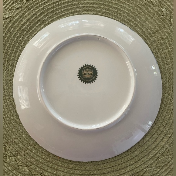 Vintage 7” Dutch Porcelain Plate Windmill Swan Royal Schwabap 1984 - Picture 3 of 4